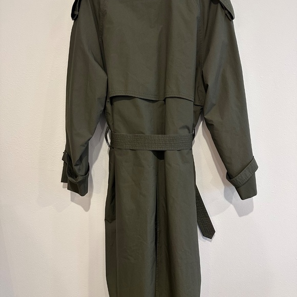 Vintage London Fog Army Green Trench Coat - Picture 4 of 8